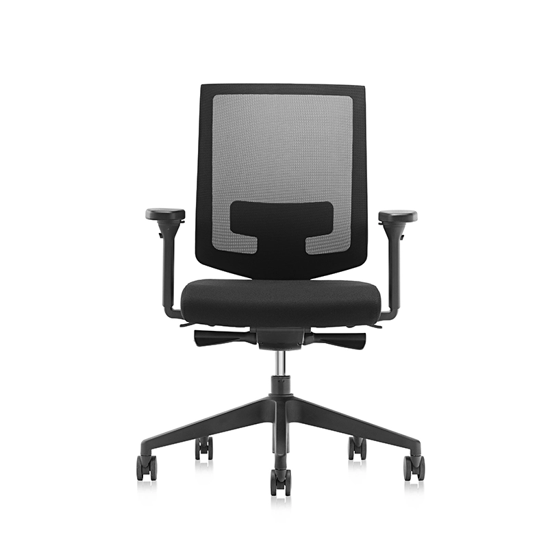 All Mesh Black Office Chair Computer Task Girevole Sedia ergonomica-T8 Maxy-EU 