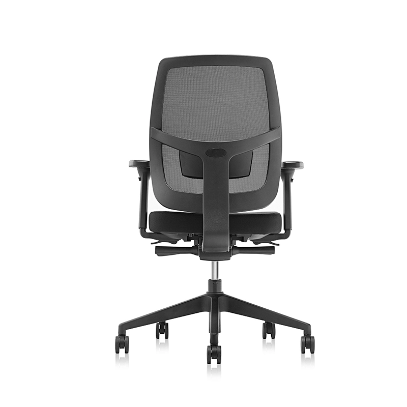 Sedia ergonomica per ufficio posteriore in rete con supporto lombare regolabile-T7 Grace-EU 