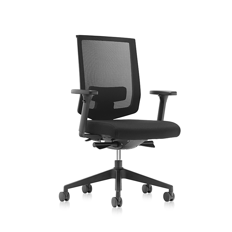 All Mesh Black Office Chair Computer Task Girevole Sedia ergonomica-T8 Maxy-EU 